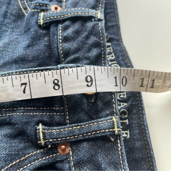 American Eagle Stretch frayed hem size 8 - Picture 9 of 10